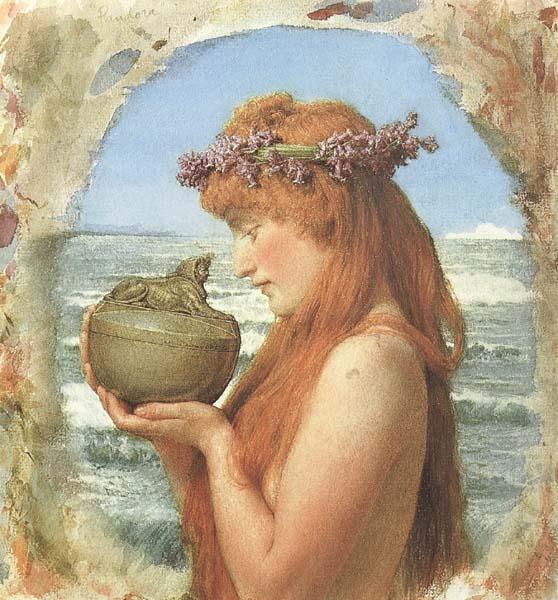 Pandora (mk46), Sir Lawrence Alma-Tadema,OM.RA,RWS